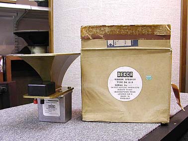 英製　DECCA/デッカ　リボンツイーター　DK30R　ホーン＆ドライバ＆レンズ 英製 DECCA/デッカ リボンツイーター DK30R ホーン＆ドライバ＆レンズ