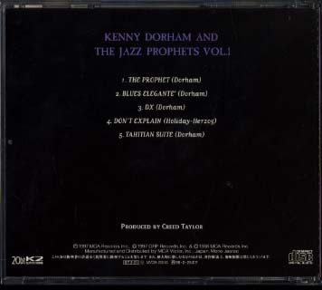 KENNY DORHAM AND THE JAZZ PROPHETS VOL.1 ケニー・ドーハム（tp