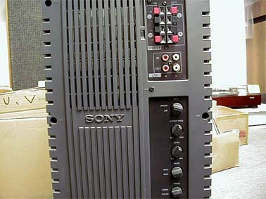 ★SONY　SA-W101 アンプ内蔵ウーファー Yahoo!オークション - SONY サブウーファー スピーカー SA-W101