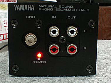 YAMAHA フォノイコライザー HA-5 YAMAHA ヤマハ フォノイコライザー HA  