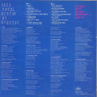 ジャズヴォーカルCD vol.14 JAZZ VOCAL BEST 14 BY REQUEST オムニバス - 中古オーディオ 高価買取