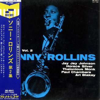 SONNY ROLLINS 「Vol.2」 LP レコード BLP 1558 青白 RVG 刻印