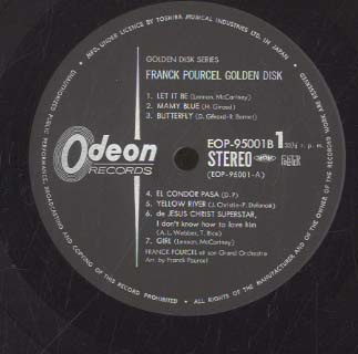 FRANCK POURCEL GOLDEN DISK FRANCK POURCEL GRAND ORCHESTRE - 中古