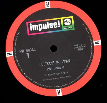 COLTRANE IN JAPAN JOHN COLTRANE(ts) - 中古オーディオ 高価