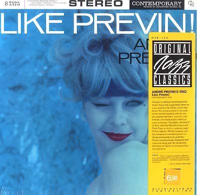 LIKE PREVIN! ANDRE PREVIN'S TRIO レコード B