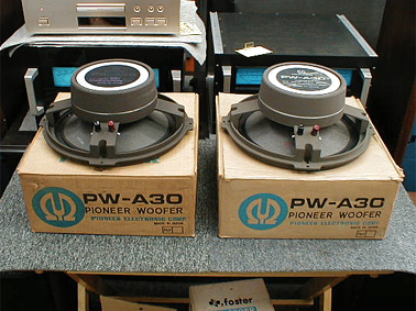 スピーカー　パイオニア製30㎝ウーハー　PW-A30 昭和レトロ2台 Pioneer PW-A30の仕様 パイオニア