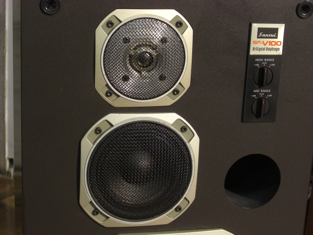 SANSUI スピーカー SP-V100 ペア 音は出ました 現状 中古 SP-V100 SANSUI - 中古オーディオ 高価買取・販売 ハイファイ堂