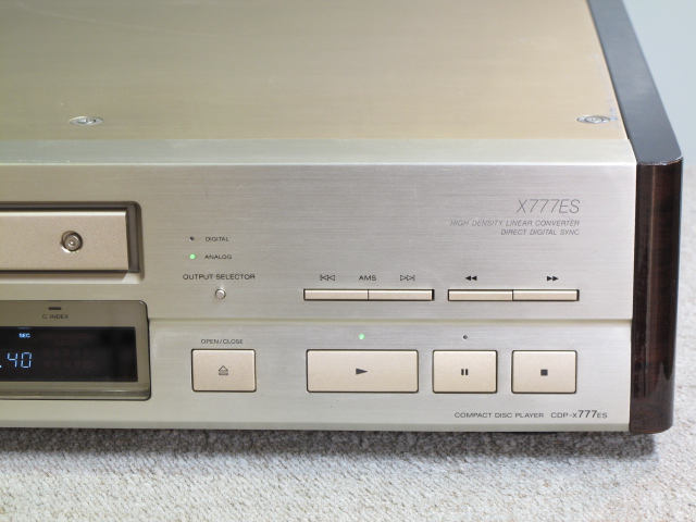 CDP-X777ES SONY - 中古オーディオ 高価買取・販売 ハイファイ堂