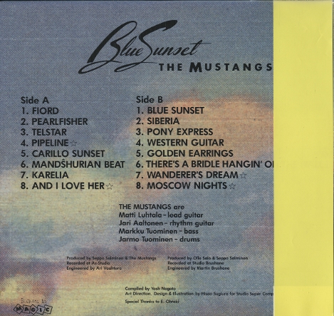 BLUE SUNSET/THE MUSTANGS THE MUSTANGS - 中古オーディオ 高価