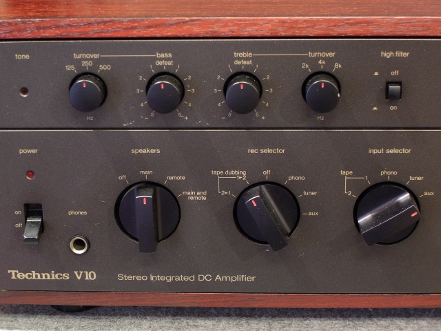 通電確認済み Technics プリメインアンプ SU-V10 松下電器 Technics SU-V10の仕様 テクニクス