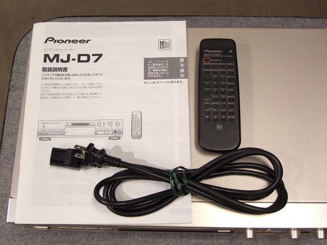 Pioneer MJ-D7の仕様 パイオニア