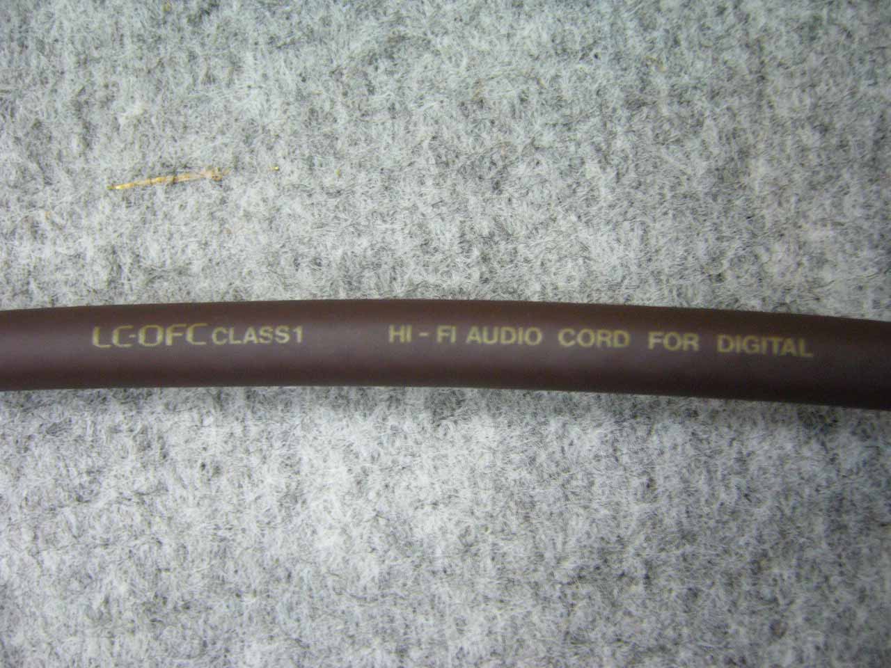 Sony LC-OFC Class 1 RCA Victor LC-OFC CLASS1 Hi-Fi AUDIO CORD FOR