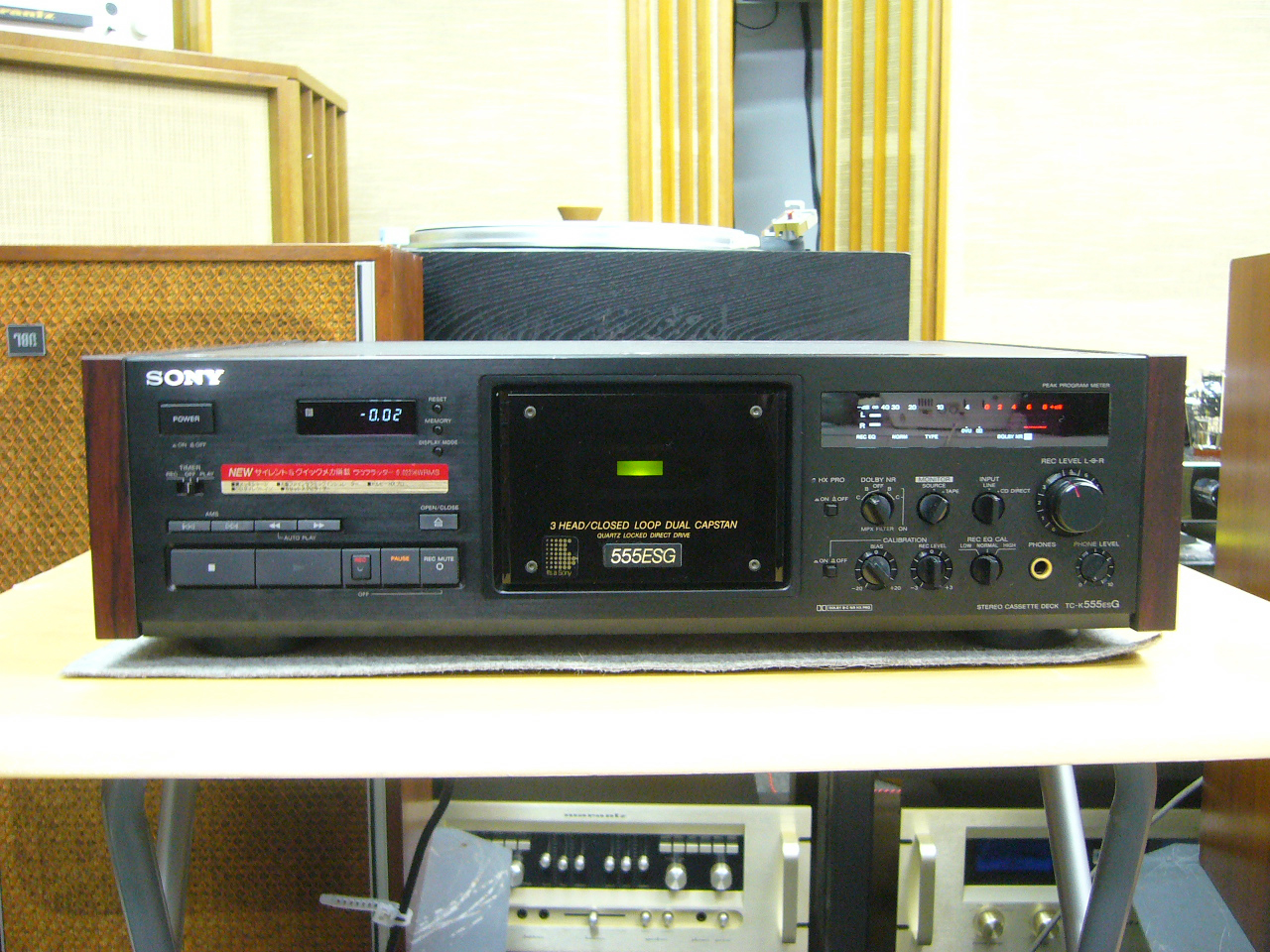 SONY【TC-K555ESG】ソニー カセットレコーダー ステレオカセットデッキ