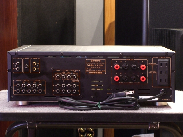 ONKYO Integra A-817RXⅡ ビデオ入力付きプリメインアンプ◇現状