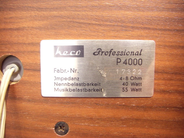 1950年代 独HECOスピーカー レア元箱付き 1950年代 独HECOスピーカー