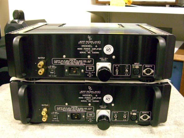 JEFF ROWLAND MODEL 6 BPS6付き パワーアンプ ジェフローランド 57033 販売済 AFRO AUDIO