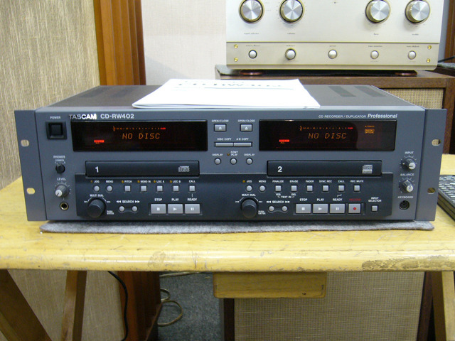【美品】TASCAM CD-RW402 CDレコーダー タスカム CD-RW402 | CDレコーダー/デュプリケーター | TASCAM (日本)