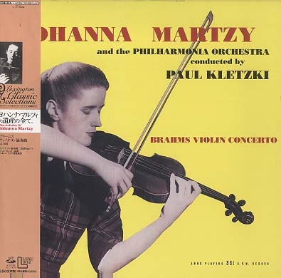 ヨハンナ・マルツィの遺産の全て ブラームス：ヴァイオリン協奏曲