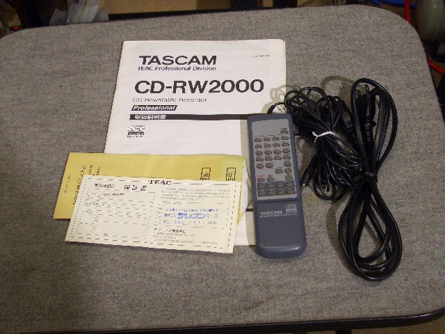 CD-RW2000 TASCAM - 中古オーディオ 高価買取・販売 ハイファイ堂
