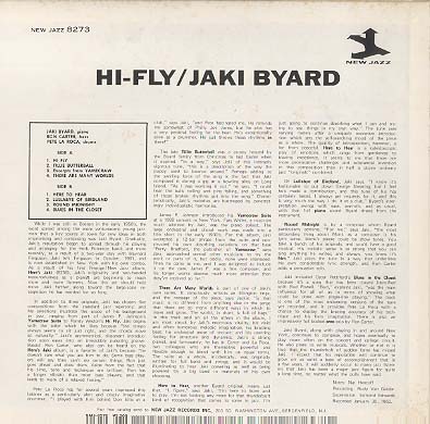 jaki byard／hi-fly LP US-orig ジャズ Jaki Byard – Hi-Fly – Vinyl