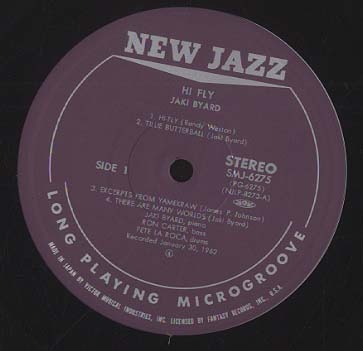 HI FLY/JAKI BYARD JAKI BYARD(p) - 中古オーディオ 高価買取