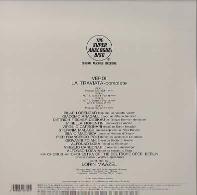 2LP ピラール・ローレンガー, ディー ヴェルディ 歌劇 椿姫 全曲 KIJC92323 LONDON /00660 2LP ピラール・ローレンガー, ディー ヴェルディ 歌劇 椿姫 全曲