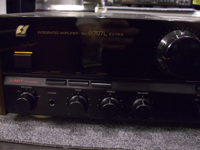 アンプ SANSUI AU-707L EXTRA SANSUI AU-α707L Extra Sansui AU-α707 EXTRA Integrated Amplifier