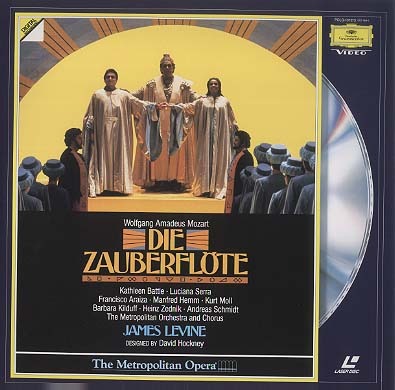 モーツァルト：歌劇「魔笛」k.620 ジェイムズ・レヴァイン指揮 - 中古