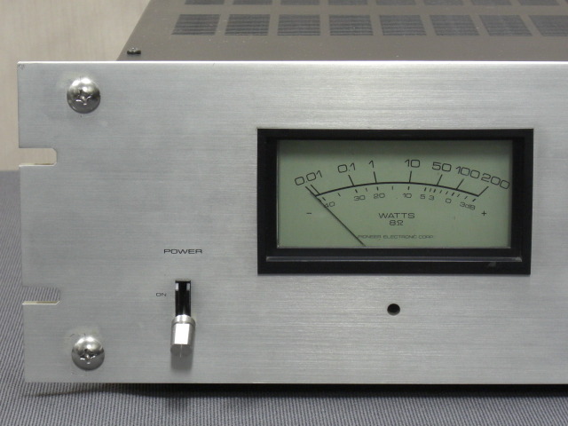 パイオニア ステレオパワーアンプ M-73 Pioneer PIONEER 音出し確認