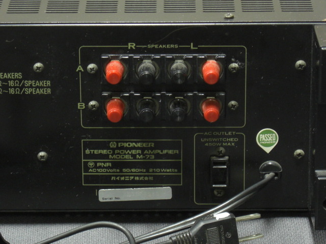 M-73 PIONEER - 中古オーディオ 高価買取・販売 ハイファイ堂