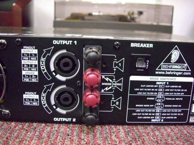 良品】BEHRINGER EP2500 パワーアンプ Behringer EP2500 Power