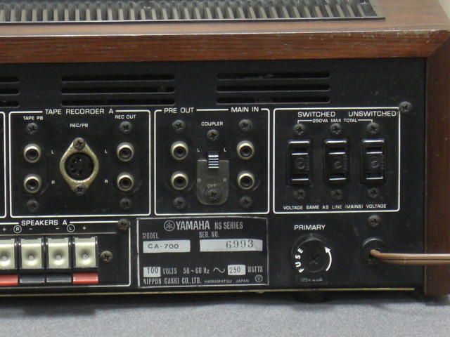 CA-700 YAMAHA - 中古オーディオ 高価買取・販売 ハイファイ堂