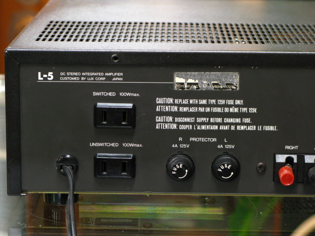 ラックスマン LUXMAN L-5 通電確認済み L-5 LUXMAN - 中古オーディオ 高価買取・販売 ハイファイ堂