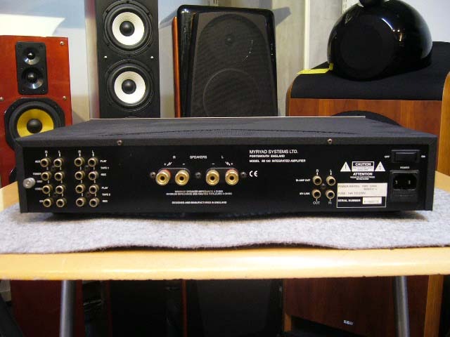 MYRYAD プリメインアンプ　MI120 リモコン付属 Myryad MI-120 ミリヤード 英国製プリメインアンプ 動作品 リモコン