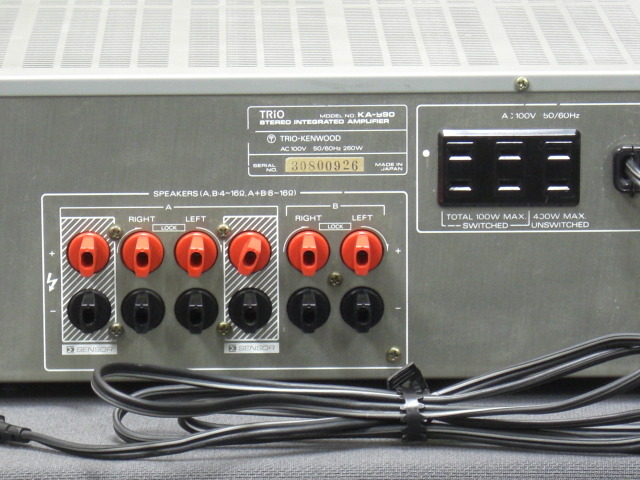 KA-990 TRIO - 中古オーディオ 高価買取・販売 ハイファイ堂