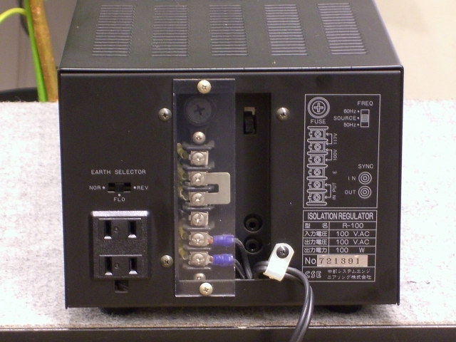 CSE E-100 アイソレーションレギュレーター アイソレーションレギュレーターCSE E-100 完売 - 鹿児島オーディオ