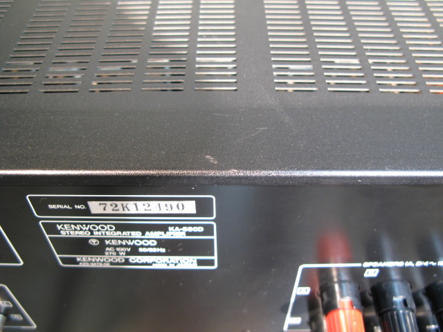KA-880D KENWOOD - 中古オーディオ 高価買取・販売 ハイファイ堂