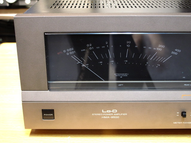 日立　Lo-D HMA-8500　ステレオパワーアンプ　リサイクルショップ宮崎屋住吉店　22.2.23　　ｙ ジャンク】HITACHI Lo-D HMA-8500 パワーアンプ ヒタチ @59216 / 中古