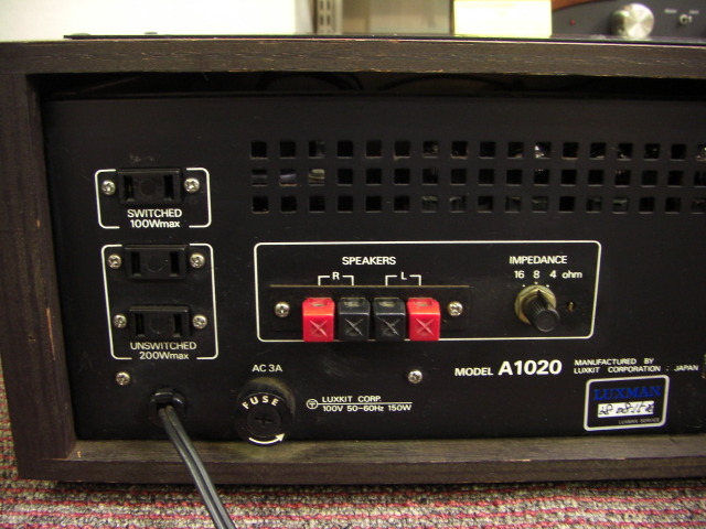 A1020 LUXMAN - 中古オーディオ 高価買取・販売 ハイファイ堂