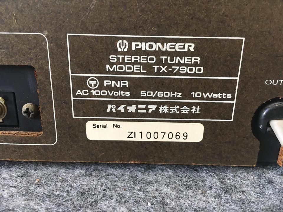 TX-7900 PIONEER - 中古オーディオ 高価買取・販売 ハイファイ堂