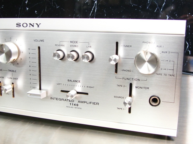 SONY インテグレーテッド プリメインアンプ 　TA-1140 SONY TA-1140 integrated amplifier | 日刊もしくは週間