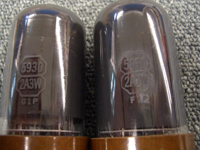 Sylvania 2A3W 5930 チェック済 2本 その2 Sylvania 2A3W 5930 チェック済 2本 その2