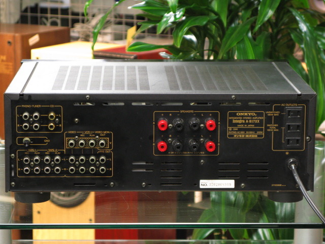 INTEGRA A-817XX ONKYO - 中古オーディオ 高価買取・販売 ハイファイ堂
