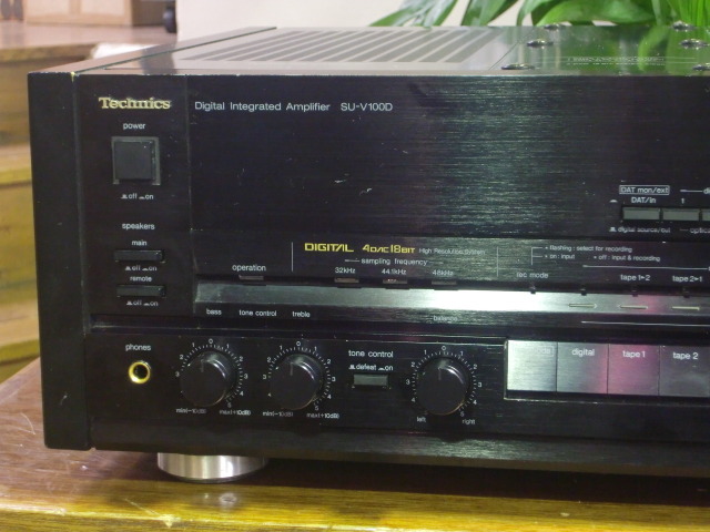Technics SU-V100D プリメインアンプ オーディオ 音響機材 Technics/Panasonic SU-V100Dの仕様 テクニクス/パナソニック