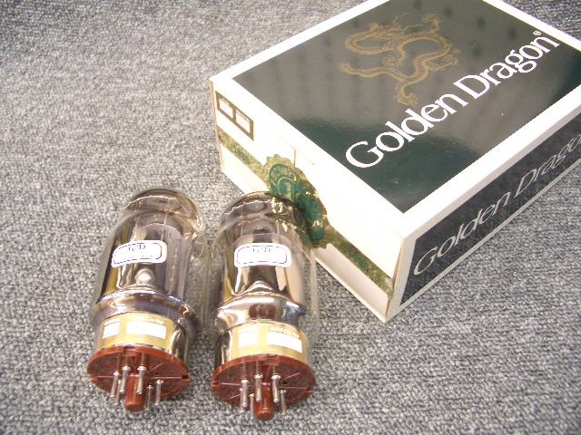 Golden Dragon KT88真空管マッチド ペア 2本 Golden Dragon KT88真空管マッチド ペア 2本 Golden Dragon KT