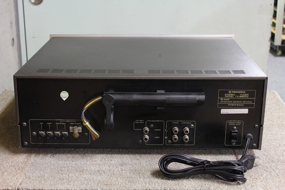 【動作品】PIONEER パイオニア TX-8800II ステレオチューナー Pioneer TX-8800IIの仕様 パイオニア