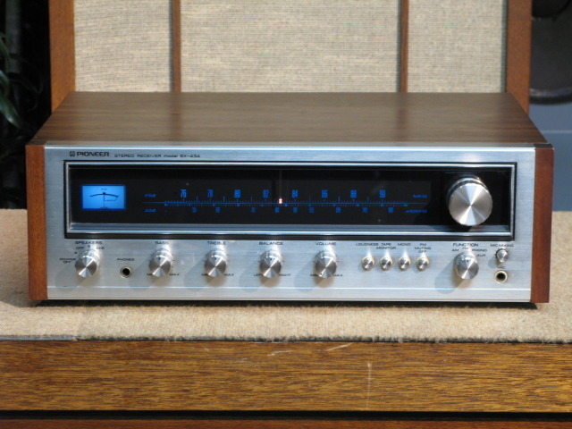 【動作確認済み】　パイオニア　SX-434 ステレオレシーバー　チューナー 動作確認済み】 パイオニア SX-434 ステレオレシーバー