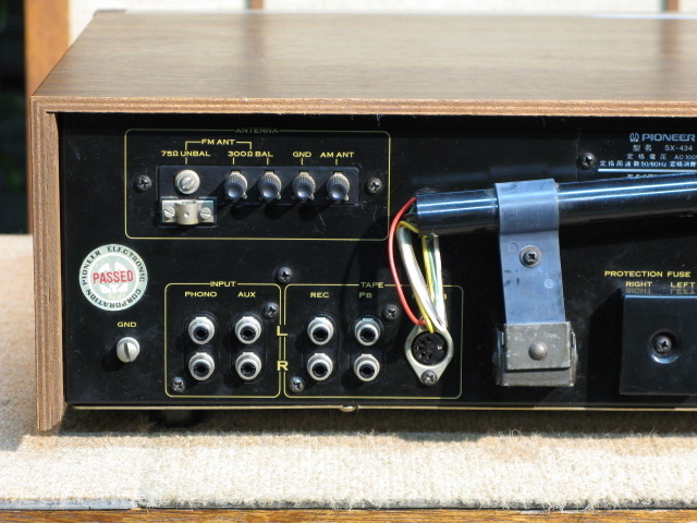 【動作確認済み】　パイオニア　SX-434 ステレオレシーバー　チューナー 動作確認済み】 パイオニア SX-434 ステレオレシーバー