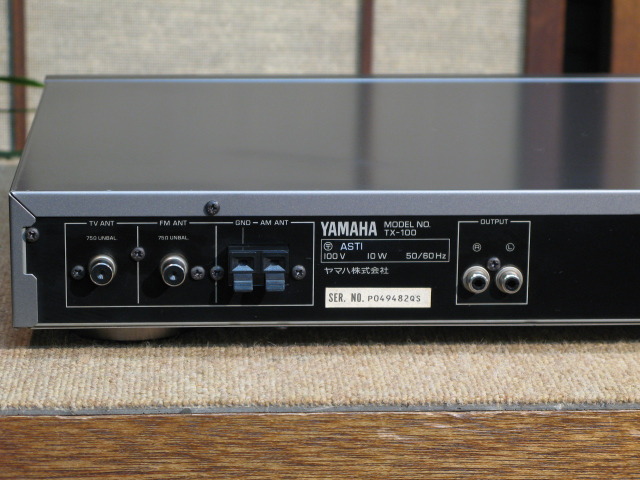 YAMAHA. チューナー　TX-100 TX-100 YAMAHA - 中古オーディオ 高価買取・販売 ハイファイ堂