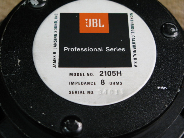 2105H JBL - 中古オーディオ 高価買取・販売 ハイファイ堂
